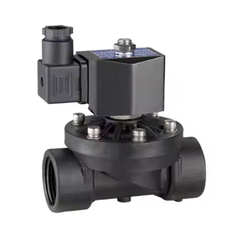 صمام الملف اللولبي ذو المفعول المباشر ثنائي الاتجاه من البلاستيك النايلون